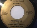 Sweet Soul 45 rpm Jimmy Scott Remember Me/Same Detroit Gold Records VG+