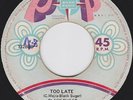 BLACK SUGAR Too Late  Latin Northern Soul Funk 45 EX PERU 45 Listen