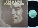 DON FARDON I'm Alive RARE Sweden *only* LP UNIQUE TRACKS garage mod psych HEAR