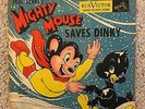 Mighty Mouse Saves Dinky (45rpm vinyl, picture sleeve RARE 1950s) RCA superhero