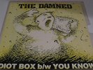 The Damned IDIOT BOX / YOU KNOW : RARE 7' Inch Vinyl single