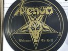 VENOM - WELCOME TO HELL - PICTURE DISC LP - ORIGINAL NEAT 1002 LP - 1981- RAR