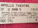 BARRY WHITE - concert Ticket Stub Manchester Uk 1995