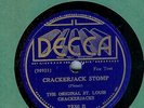 ORIGINAL ST. LOUIS CRACKERJACKS - CRACKERJACK STOMP - DECCA 78 RPM