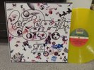 LED ZEPPELIN III - 3 TRANSPARENT MARBLED YELLOW COLORED VINYL LP  IMPORT MINT