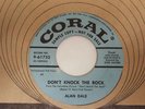 USA 50s  BLUE CORAL DJ 45 ALAN DALE DON'T KNOCK THE ROCK NEAR MINT