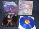 2 Metallica Record Albums Creeping Death Blue Vinyl - Ride The Lightning