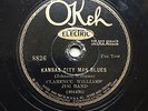 CLARENCE WILLIAMS JUG BAND - ‘KANSAS CITY MAN BLUES’ RACE OKEH 8826