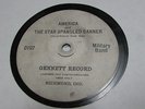 GENNETT SILENT MOVIE SOUNDTRACK 78 RPM RECORD 0107 MILITARY BAND AMERICA