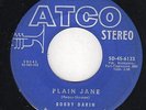BOBBY DARIN - Plain Jane - RARE STEREO 45