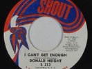 Northern Soul 45 - Donald Height - I Can't Get Enough - Shout - VG++ mp3