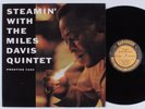 MILES DAVIS QUINTET Steamin' With PRESTIGE LP mono