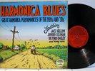 Rare Blues LP - Various Artists - Harmonica Blues - Yazoo # 1053