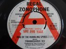 KING OF THE RUMBLING SPIRES TYRANNOSAURUS REX REGAL ZONOPHONE DEMO PIC COVER EX