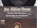 The ROLLING STONES * Honky Tonk Women * 1975 YUGOSLAVIAN 45 *