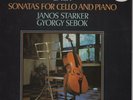 Orig BACH Sonatas For Cello and Piano LP Janos Starker Gyorgy Sebok Stereo Dutch