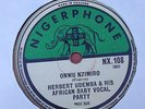 RARE HIGHLIFE 78 RPM NIGERPHONE - HERBERT UDEMBA & HIS AFRICAN BABY VOCAL PARTY
