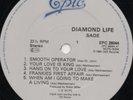 Sade - 'Diamond Life' 1984 UK Epic LP EPC26044