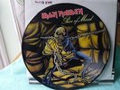 IRON MAIDEN. PIECE OF MIND PICTURE DISC RARE MISPRESS PLAYS KILLERS.
