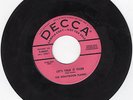 THE HOLLYWOOD FLAMES - LET'S TALK IT OVER  DECCA RECORDS 45RPM Promo