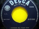THE ROLLING STONES I Wanna Be Your Man RARE 1963 GREEK ORIGINAL 7