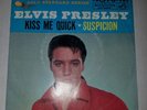 ELVIS PRESLEY--GOLD STANDARD PICTURE SLEEVE + 45--(KISS ME QUICK/SUSPICION)--PS-