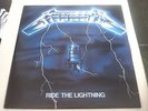 METALLICA Ride The Lightning LP 1990 ORIGINAL BRAZIL VINYL PROMO STICKER NM/NM