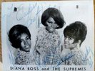 Diana Ross and The Supremes - rare autographed photo from 1967
