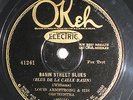 Louis Armstrong & Orchestra - Basin Street Blues / No - OKEH 41241 JAZZ E-