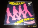 The Beatles Something & Come Together 45 with Apple Sleeve 1969 E.M.I. ITALIANA