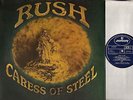 RUSH caress of steel (1st uk press) LP EX/VG 9100 018 uk mercury 1975 gatefold