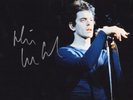 AUTHENTIC LOU REED VELVET UNDERGROUND SIGNED 12 X 8 PHOTO ..REAL SIGNATURE..COA