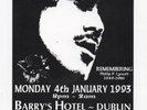 PHIL LYNOTT ODE TO A BLACK MAN 93 RARE ORIGINAL PRINTERS OWN FLYER 4 POSTER RUN