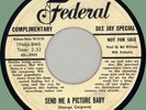 MEL WILLIAMS Send Me a Picture Baby / Little School Girl 45rpm Federal 1955