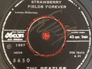 THE BEATLES CHILE  SINGLE ODEON BLACK LABELS 1967 EX
