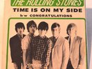 ROCK 45 - THE ROLLING STONES - TIME IS ON MY SIDE /CONGRATULATIONS Sleeve HEAR