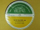 BBC 386 Transcription Disc TOP OF POPS LIVE DEEP PURPLE THE HOLLIES ARGENT