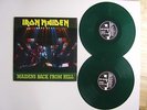 IRON MAIDEN MAIDENS BACK FROM HELL Green Vinyl 2 LP double 33t live Milano 1986