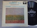 ANSERMET - DECCA SXL 2116  ED1 - BEETHOVEN - SYMPHONY N.4 / CORIOLAN OVERTURE