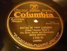 JAZZ RUTH ETTING Button Up Your Overcoat / Mean To Me COLUMBIA 1762 E+