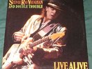 Stevie Ray Vaughan & Double Trouble Live Alive LP 1986 CLEAN VINYL
