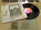 LED ZEPPELIN IV UK RED/PLUM SUPERB SLEEVED & PLAY ' TOP ' ERROR LABEL + INNER