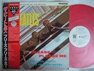 PROMO WHITE LABEL RED VINYL MONO / THE BEATLES PLEASE PLEASE ME / WITH OBI