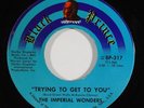 Northern Soul 45 IMPERIAL WONDERS Trying To Get To You on Black Prince NM