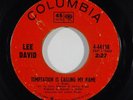 Northern Soul 45 LEE DAVID Temptation Is Calling My Name/Cold Wave on Columbia
