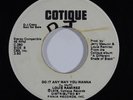Latin Funk 45 LOUIE RAMIREZ Do It Anyway You Wanna/Laura on Cotique VG++ wlp