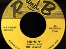 THE JEWELS Runnin'/Hearts of Stone 45 *RARE* Doo Wop R AND B Records R&B 1954
