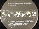 RAHEEM THE VIGILANTE Happy Birthday, Charlie *SUPER RARE RAP HIP HOP* Promo 12