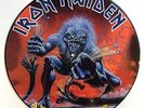 IRON MAIDEN VINYL LP A REAL LIVE ONE - PICTURE DISC