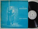 GARY NUMAN I, ASSASSIN BLUE COVER & DIFF LABEL LP RARE